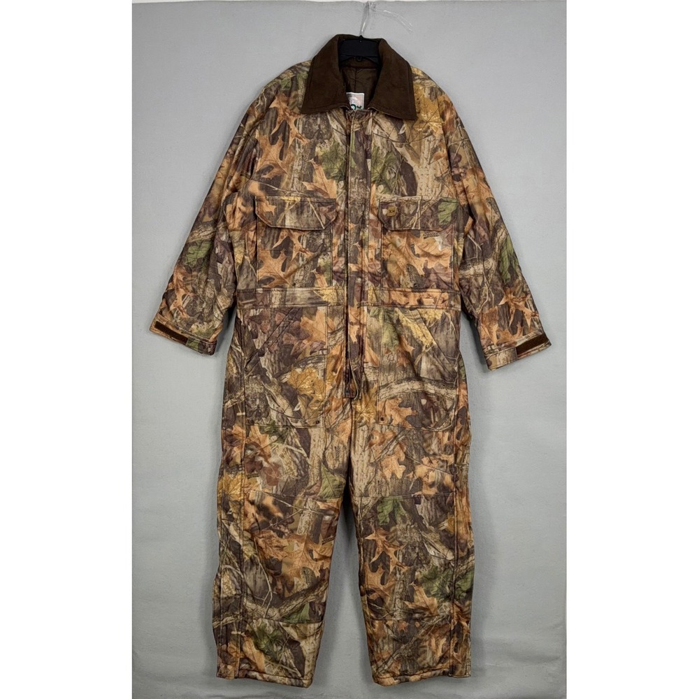 10X Coveralls Mens XL Brown Camouflage Advantage Timber Insulated Hunting